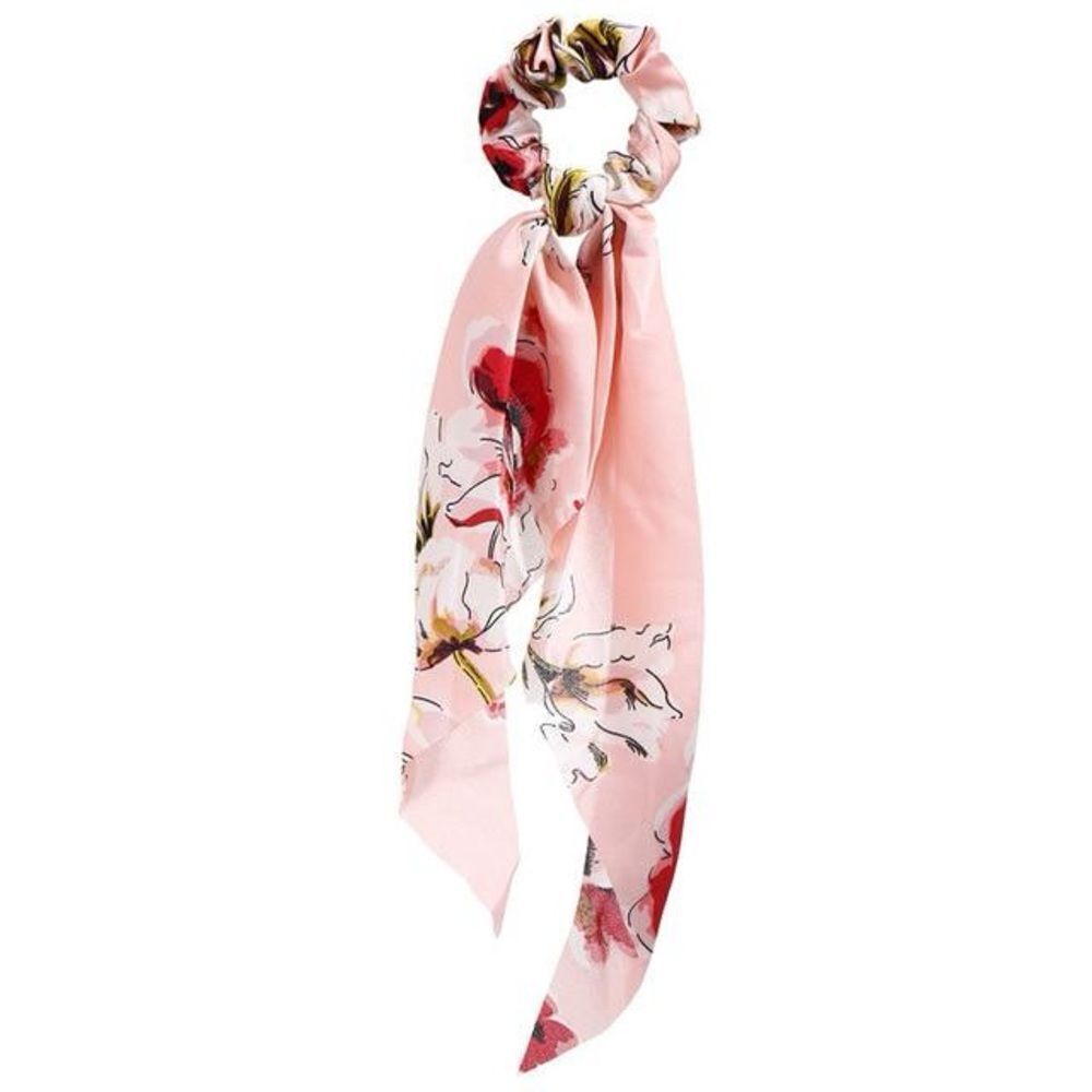 Floral Pink Hair Scarf K78